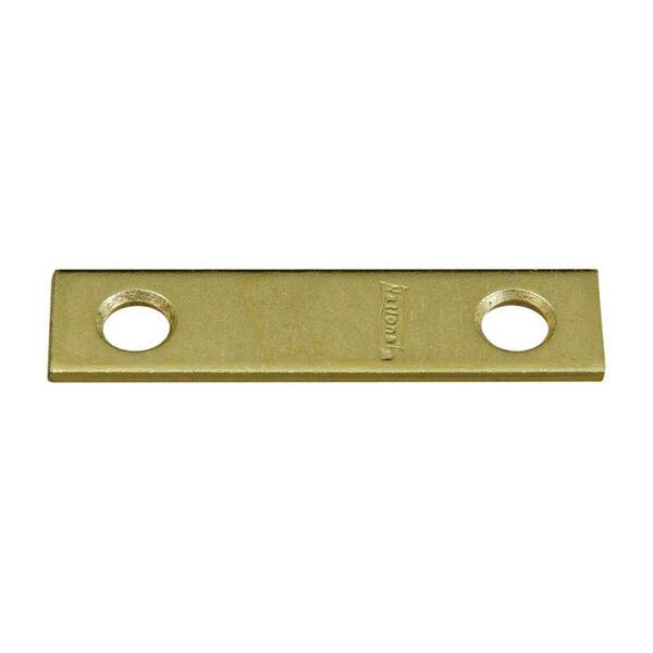 National Mfg Sales 2 x 0.5 in. Mending Brace, Steel-Brass 5703715